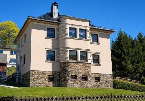 Farbliche Gestaltung Fassade Ort: Krumhermersdorf Auftraggeber: Privat
