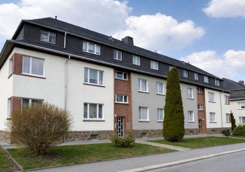 Farbliche Gestaltung Fassade Ort: Zschopau Auftraggeber: Genossenschaft